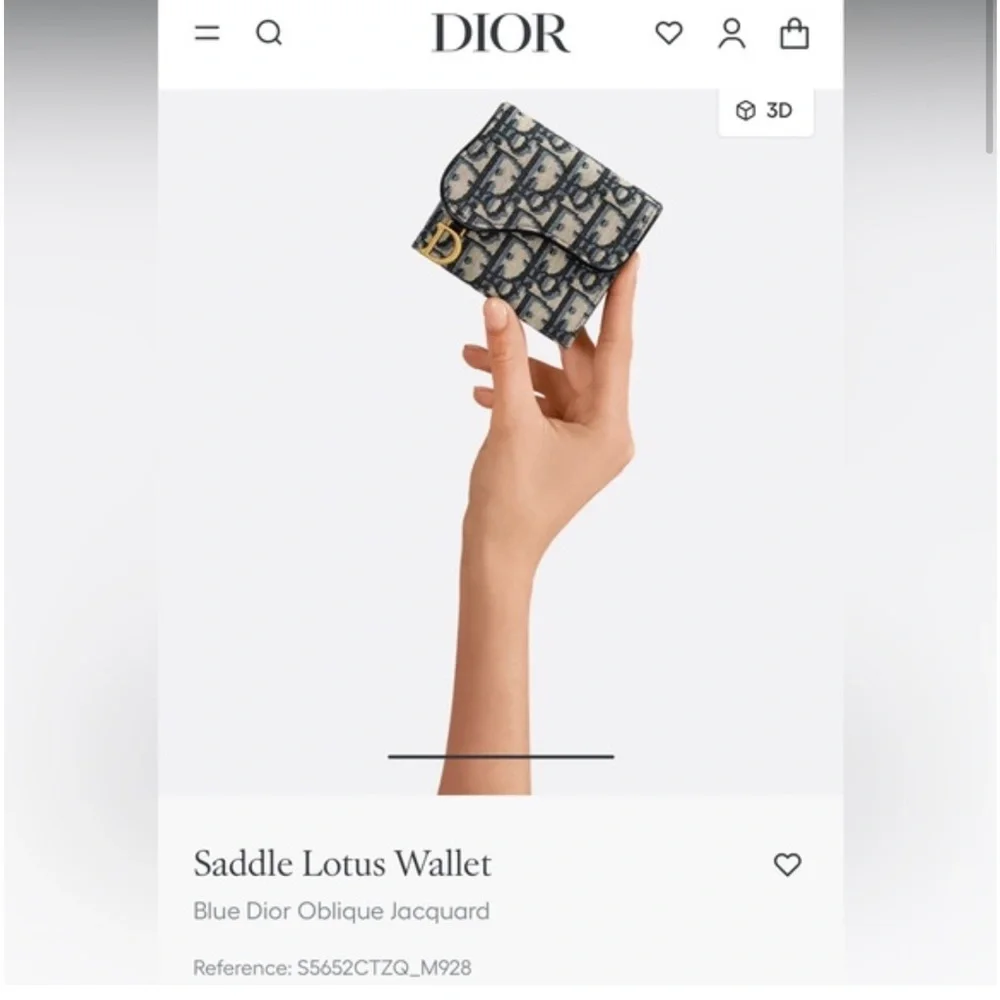 Dior Saddle lotus wallet! Great condition! - Picture 2 of 14